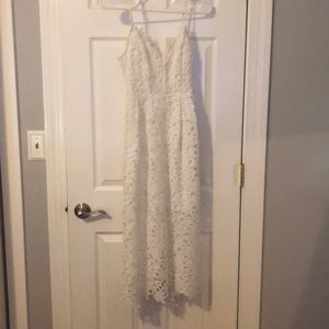 ASTR The Label Lace Midi Dress